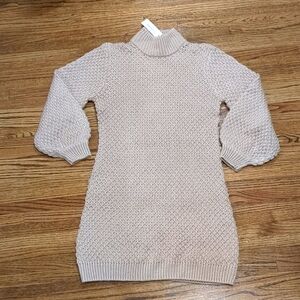 NWT Francesca's Pale Rose Sweater Dress